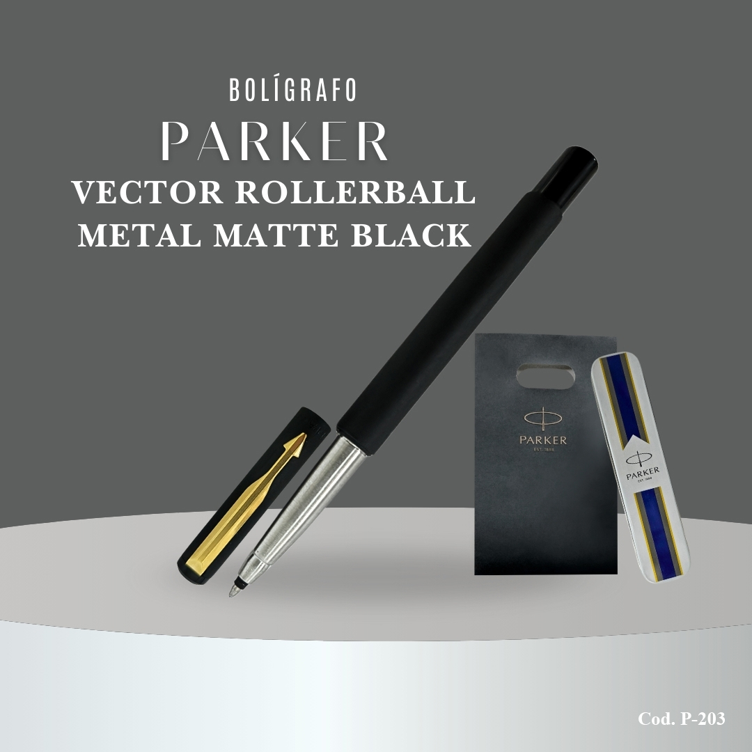 Parker Vector RollerBall Metal Matte Black GT